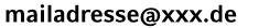 mailadresse@xxx.de