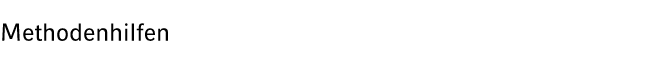 Methodenhilfen