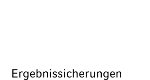Ergebnissicherungen 